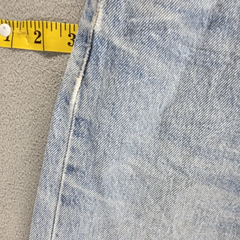 Vintage Levis 501 Jeans Mens 30x32 Blue Straight Light Wash Button Fly Made USA